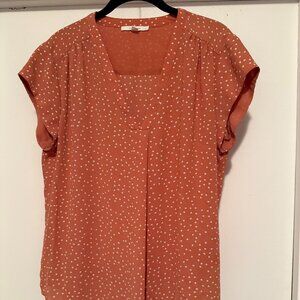 Lot of 3 Short Sleeve Chiffon Blouses